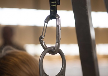 AMC’s Ramstein Airmen train during OSHA fall safety week