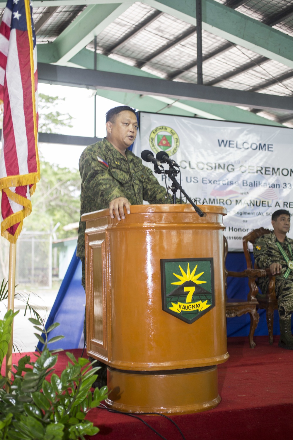 Closing ceremony at Fort Magsaysay for Balikatan 2017
