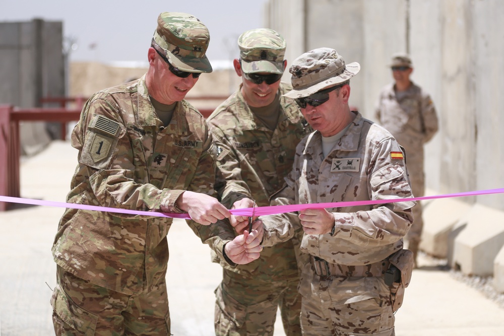 Maj. Gen. Joseph M. Martin visits The Besmaya Range Complex