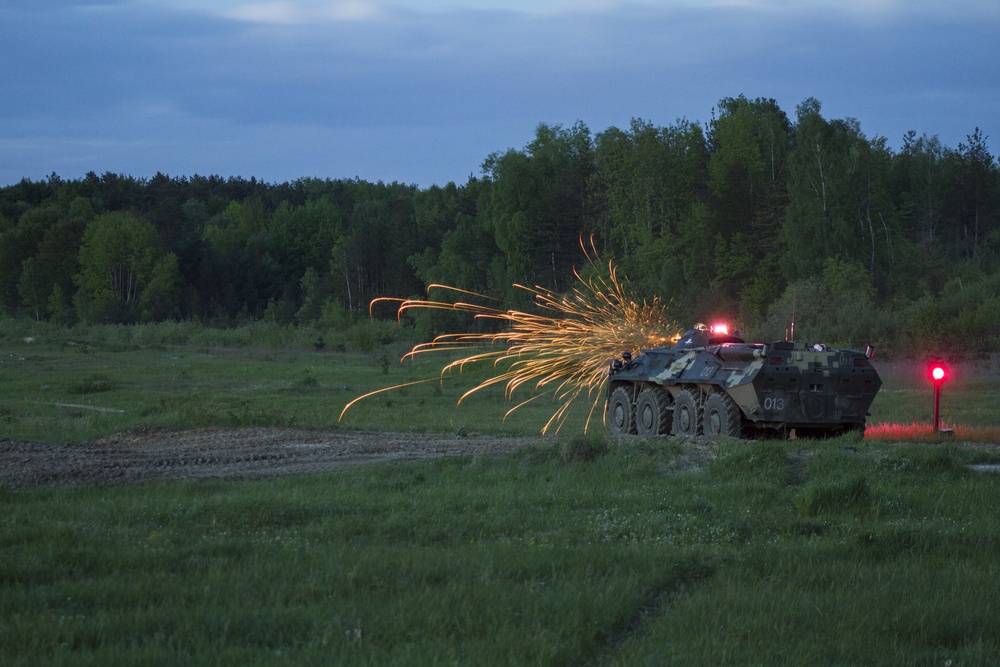 BTR Gunnery at Yavoriv Combat Training Center