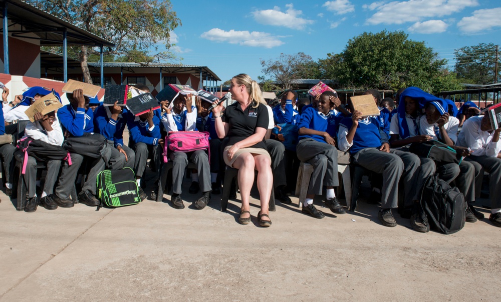 USAFE, BDF Bands inspire students in Botswana