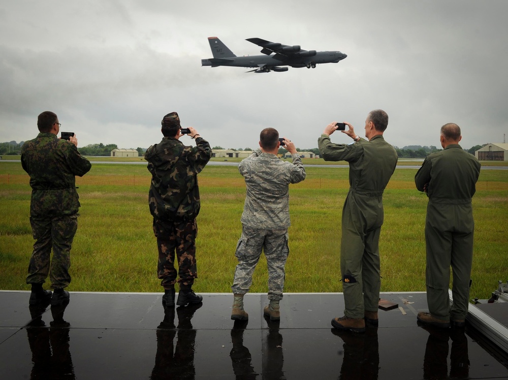 Defense attaché members visit RAF Fairford