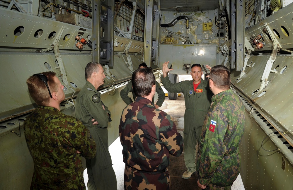 Defense attaché members visit RAF Fairford