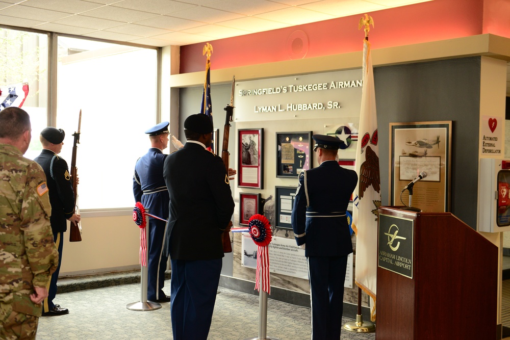 Tuskegee Airman honored with memorial at Abraham Lincoln Capital Airport