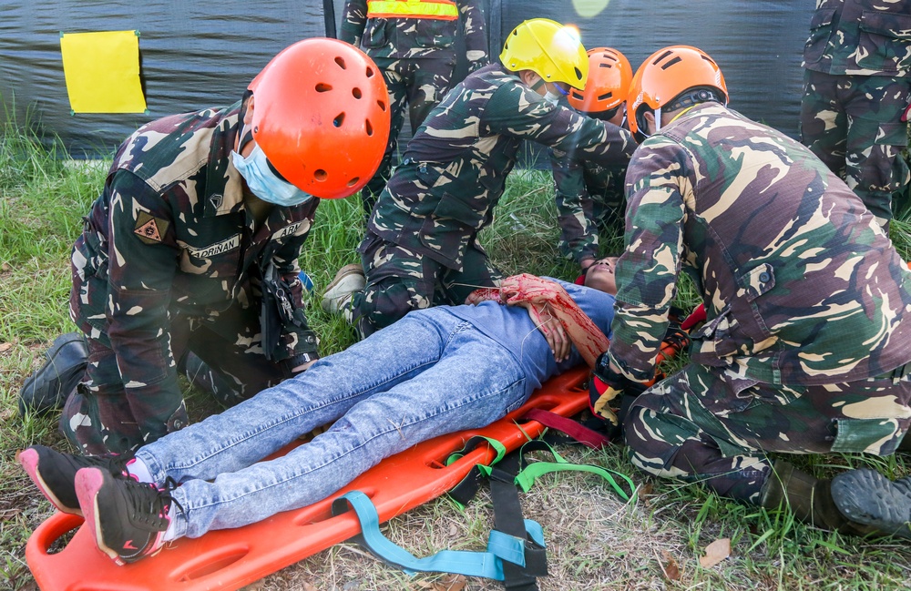 Collapsed Building Rescue and Mass Casualty Situational Exercise