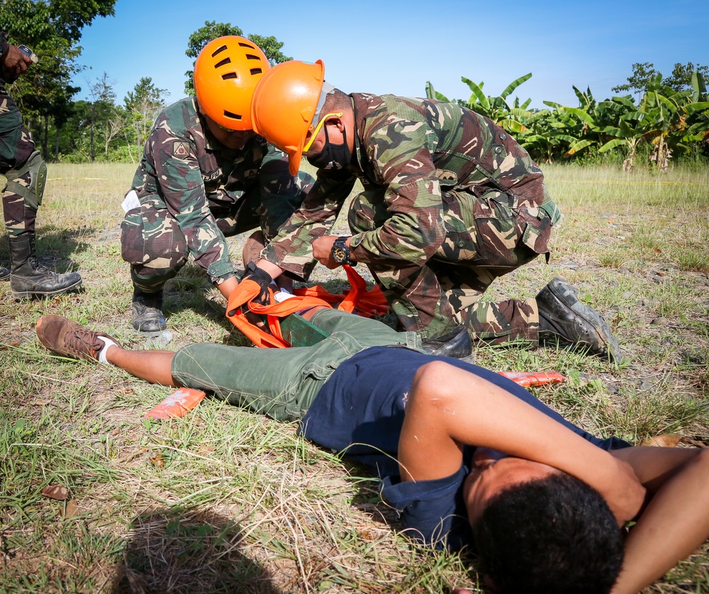 Collapsed Building Rescue and Mass Casualty Situational Exercise