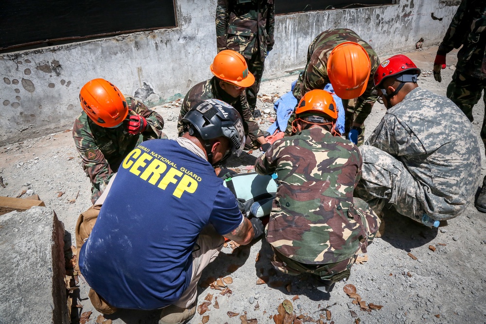 Collapsed Building Rescue and Mass Casualty Situational Exercise