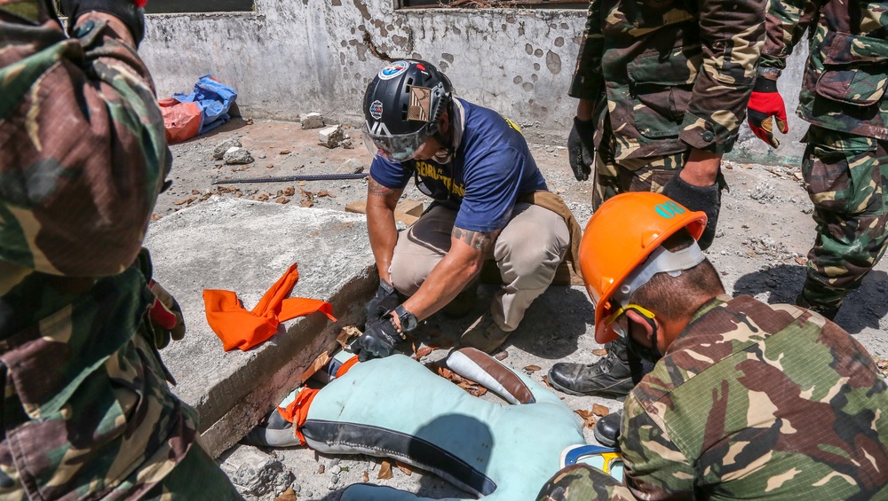 Collapsed Building Rescue and Mass Casualty Situational Exercise