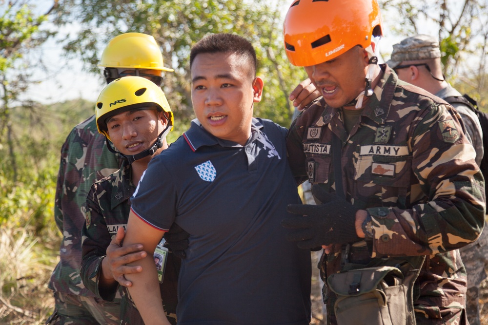 High Angle Resue Situation Training Exercise Lane