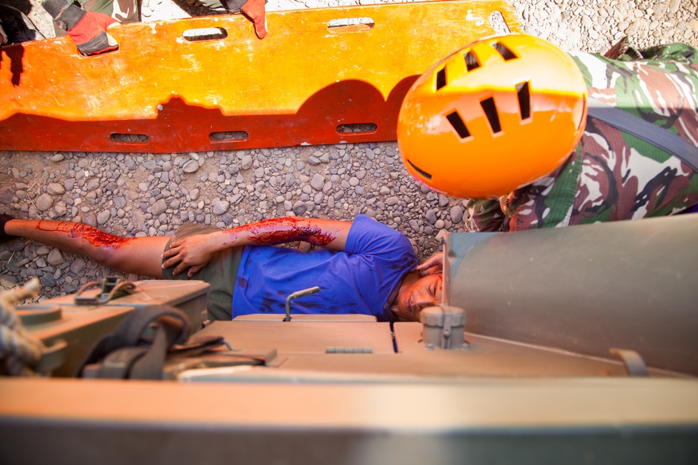 High Angle Resue Situation Training Exercise Lane