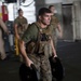 Marines with the 24th MEU conduct physical training underway