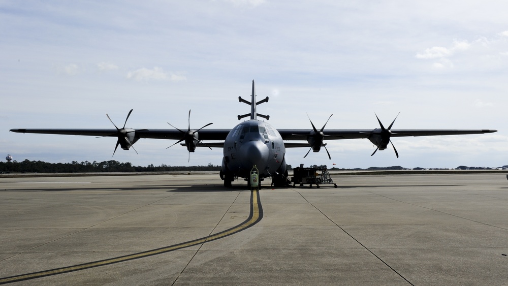 EC-130J visits Hurlburt Field