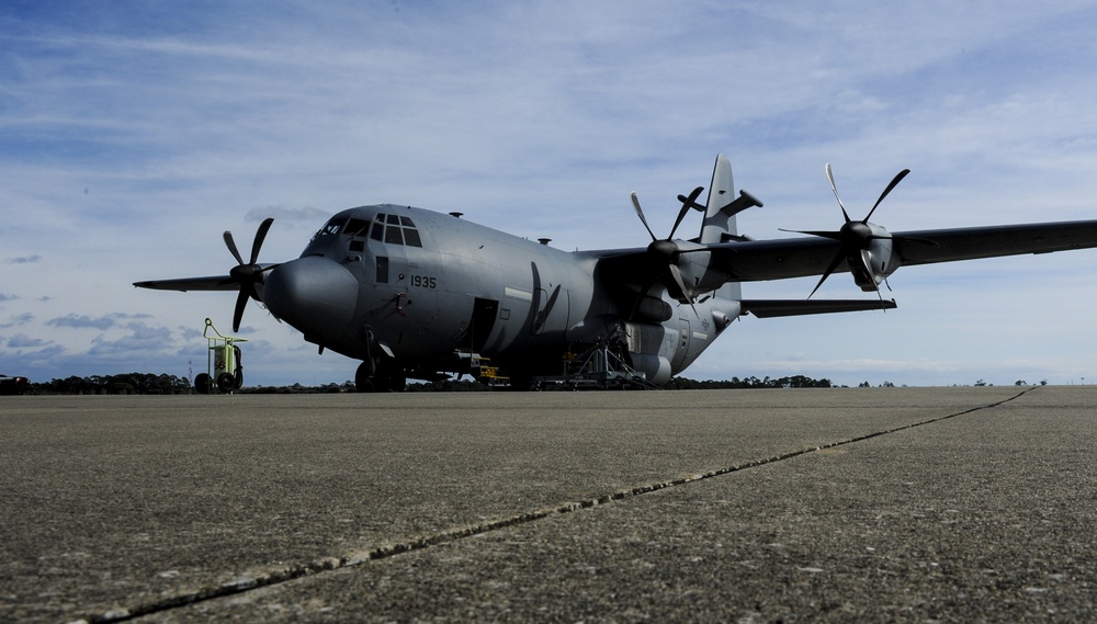 EC-130J visits Hurlburt Field