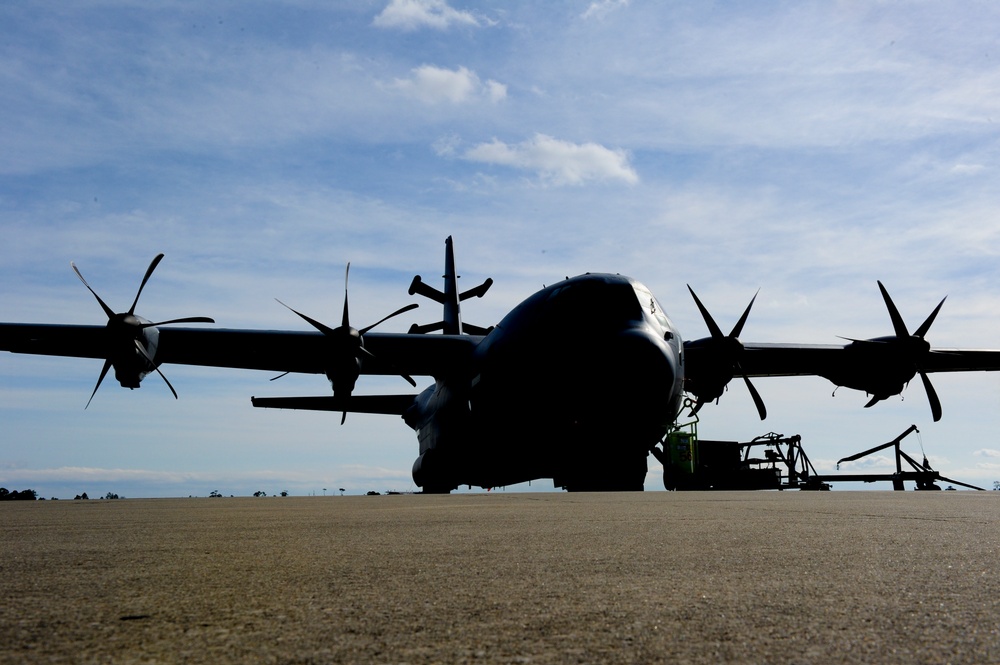 EC-130J visits Hurlburt Field