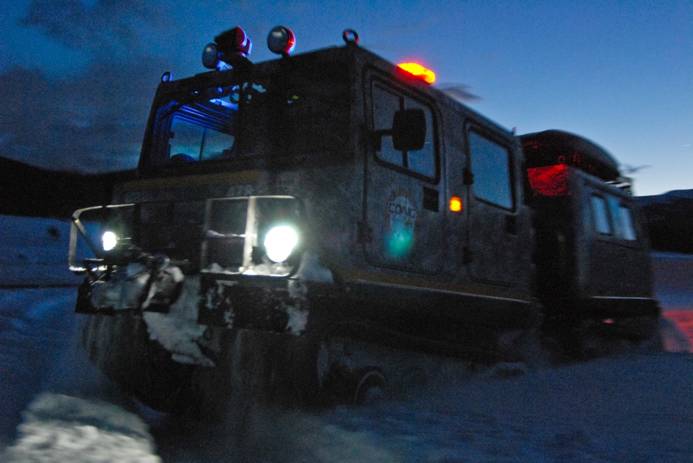 Snow Response Team training