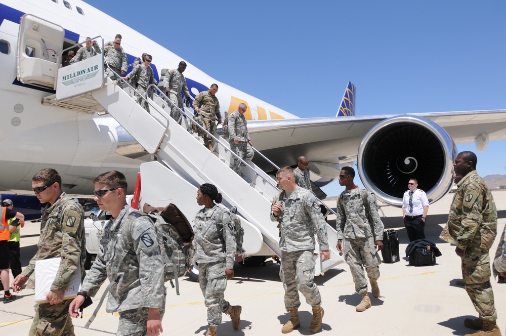 155th ABCT arrives at NTC