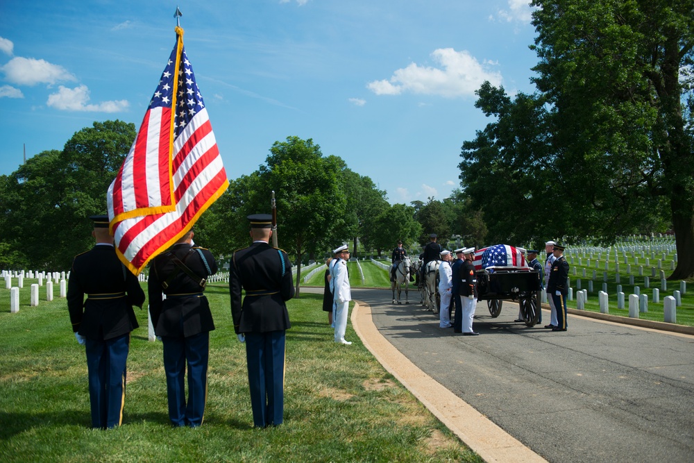 Joint Full Military Honors funeral service of former Secretary of Defense, Melvin Laird