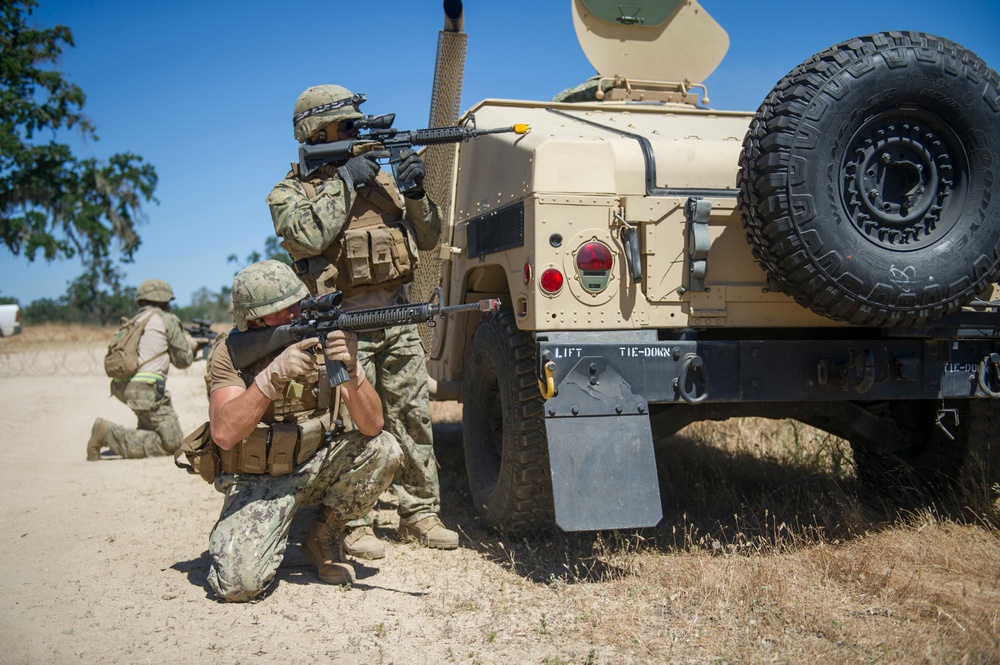 NMCB 4 FTX Vertical Take Off and Landing Stripe and Mass Casualty