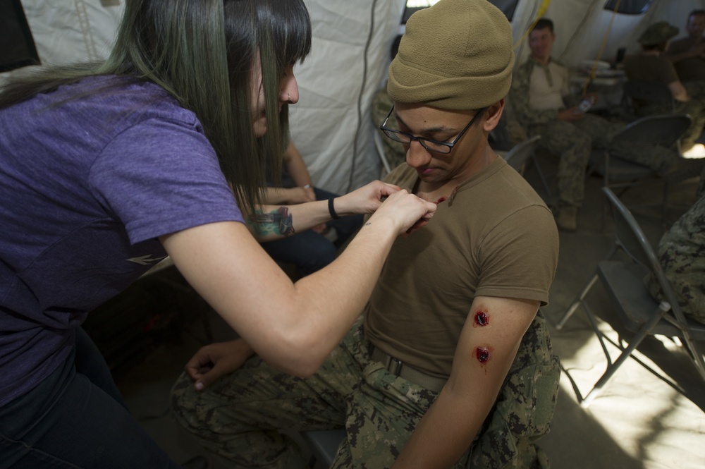 NMCB 4 FTX Vertical Take Off and Landing Stripe and Mass Casualty