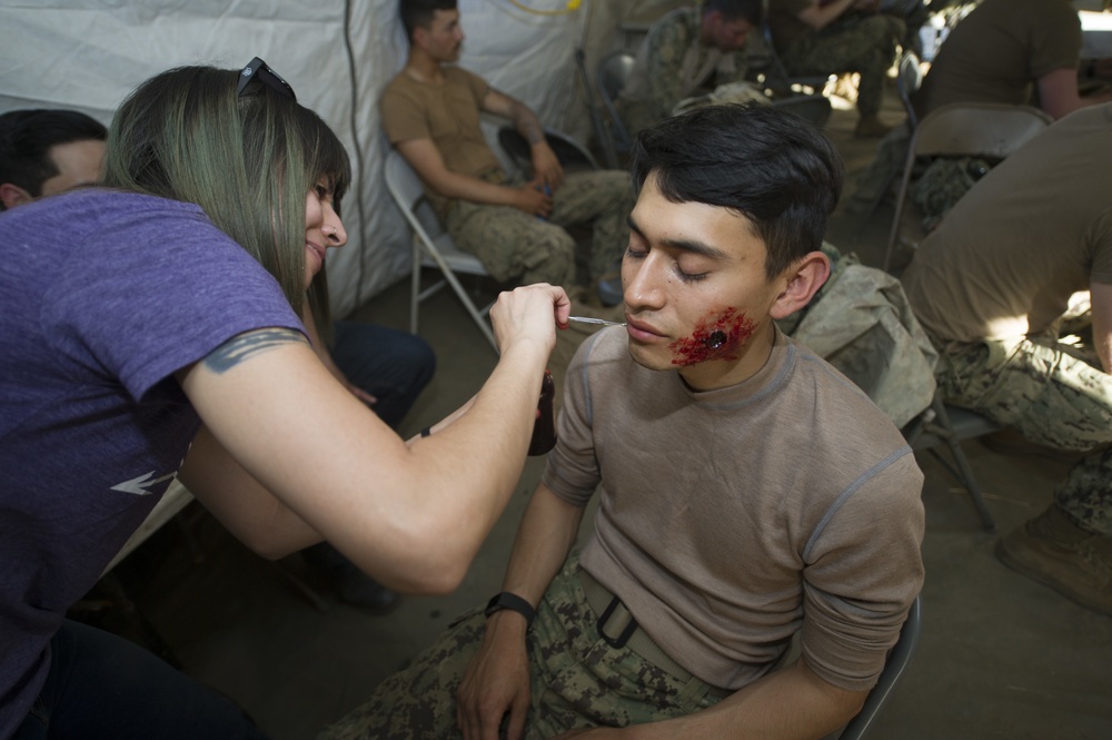 NMCB 4 FTX Vertical Take Off and Landing Stripe and Mass Casualty