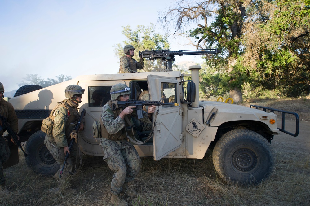 NMCB 4 FTX Vertical Take Off and Landing Stripe and Mass Casualty