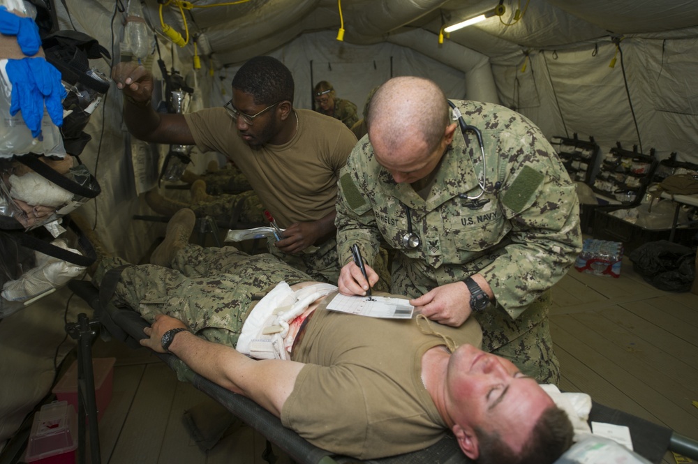 NMCB 4 FTX Vertical Take Off and Landing Stripe and Mass Casualty