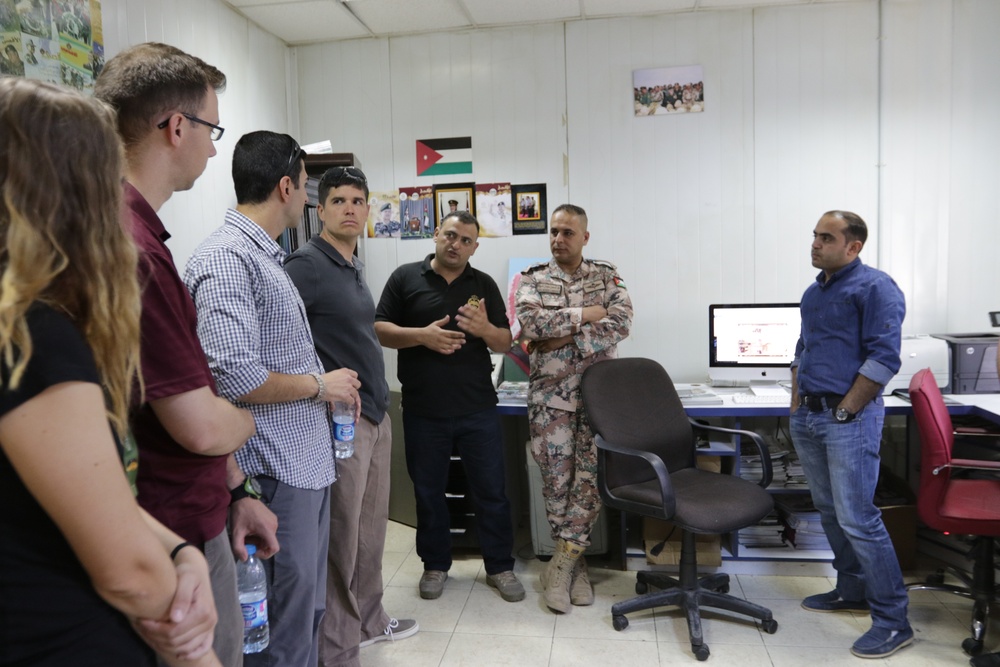 US psychological operations Soldiers visit Jordanian  Directorate of Moral Guidance