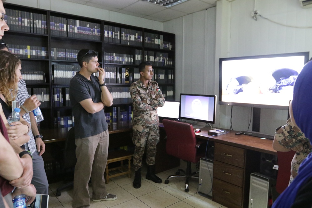 US psychological operations Soldiers visit Jordanian  Directorate of Moral Guidance