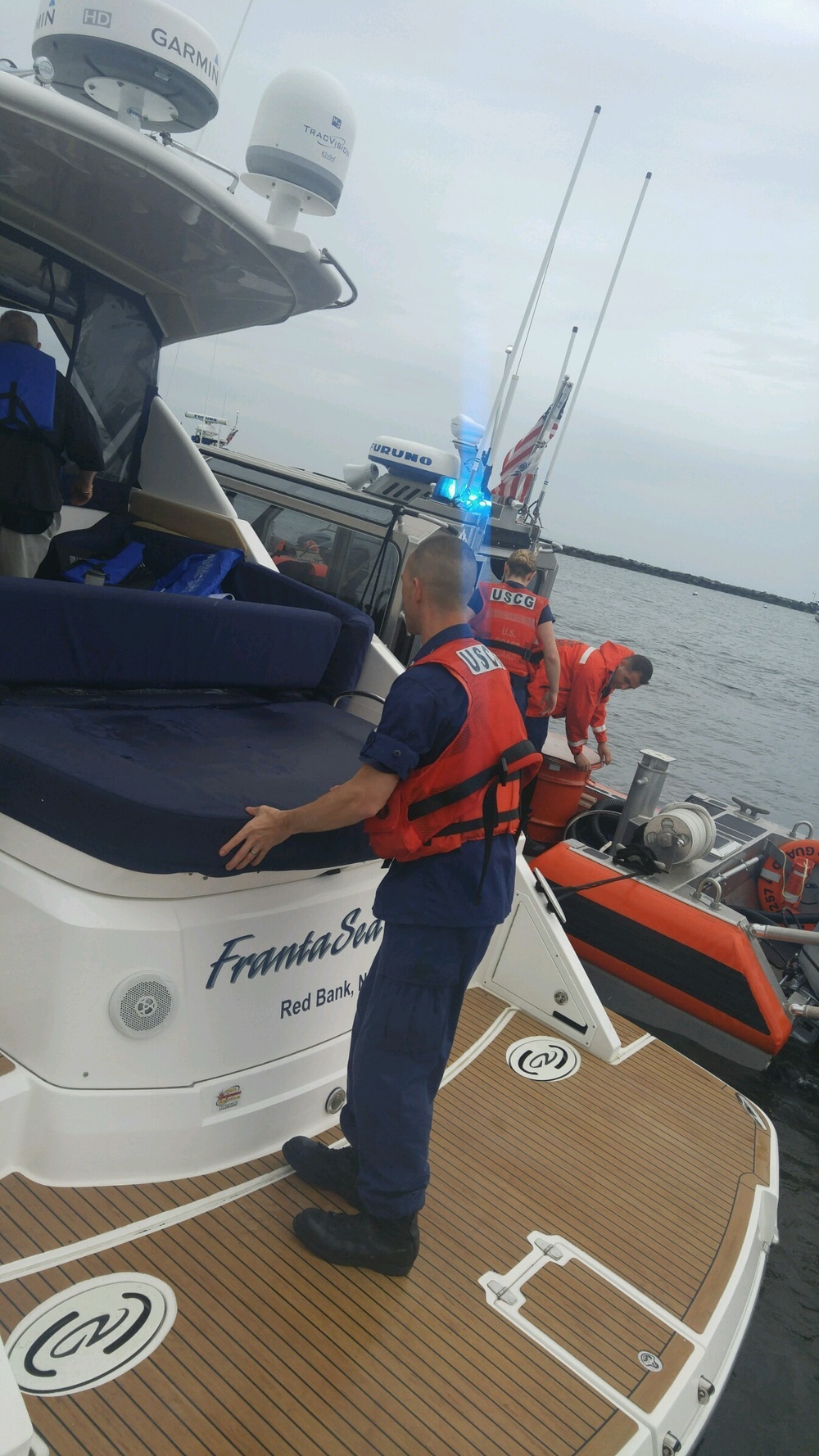 Coast Guard assists 4 mariners on vessel taking on water