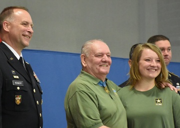 88th RSC commander joins Fort McCoy community and Medal of Honor recipient in Armed Forces Day salute to future service members