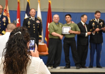 88th RSC commander joins Fort McCoy community and Medal of Honor recipient in Armed Forces Day salute to future service members