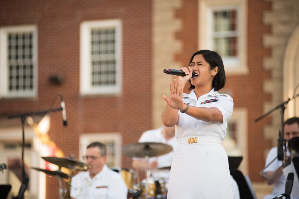 U.S. Navy Band Commodores Armed Services Day Concert in Leonardtown, Md.