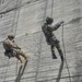 Fast rope and rappelling training between Greek and U.S. Paratroopers