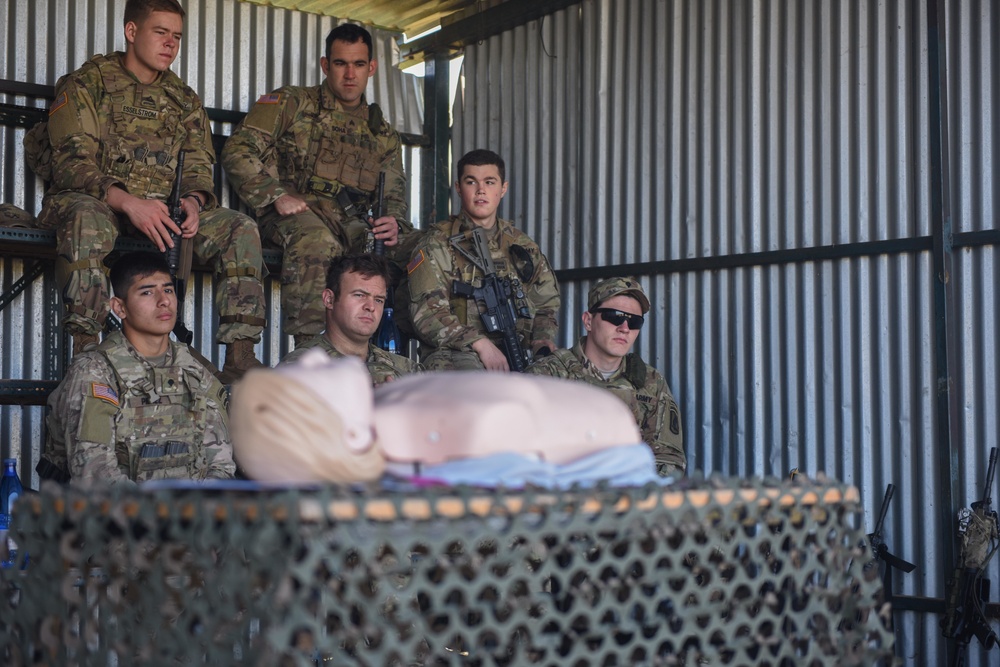 Medical Training with Sky Soldier and Greek Army