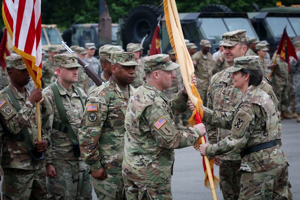 518th Sustainment Brigade Change of command