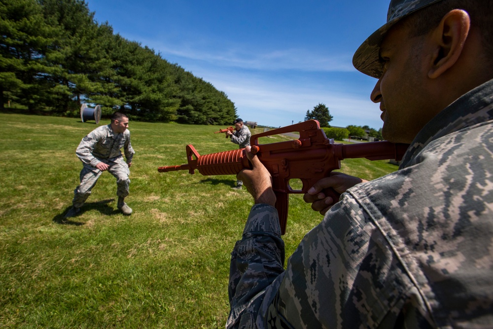 514th Security practice static defense operations