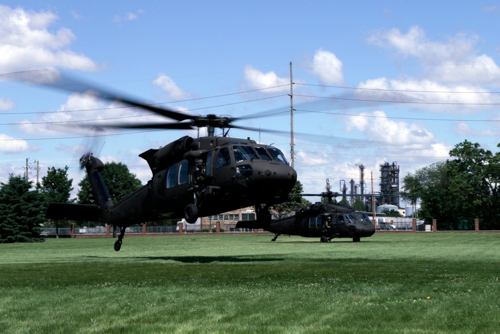 Indiana National Guard dedicates new helicopter