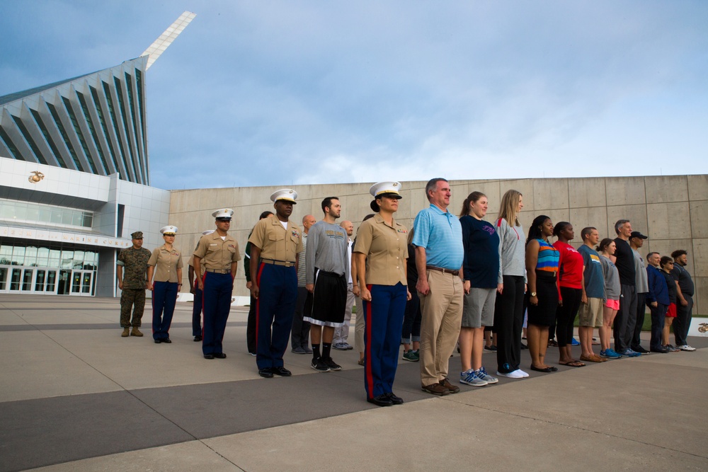 Coaches Learn What it Takes to Become a Marine Officer