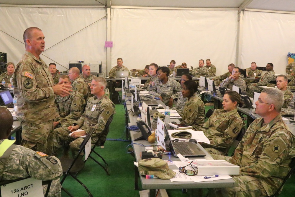 184th Sustainment Command Leads Joint Task Force-Magnolia at NTC 2017