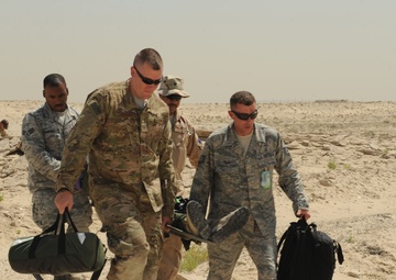 Coordinated response: Coalition forces conduct first joint crash exercise