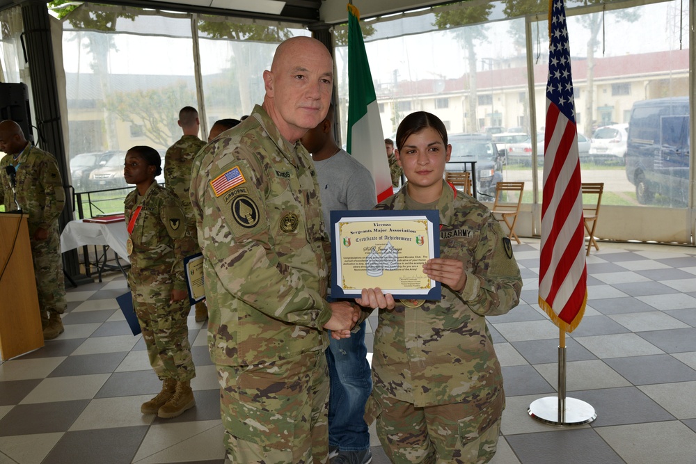 Sgt. Morales Club Induction Ceremony at Caserma Ederle