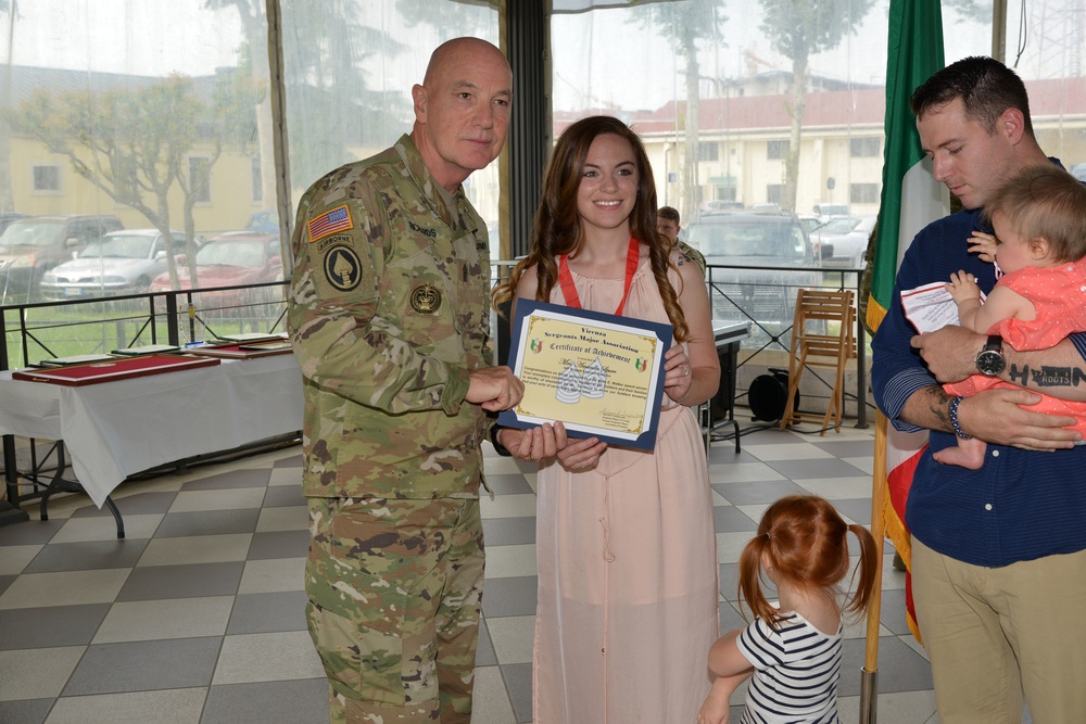 Sgt. Morales Club Induction Ceremony at Caserma Ederle