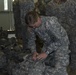 Soldier Prepares Ruck Sack