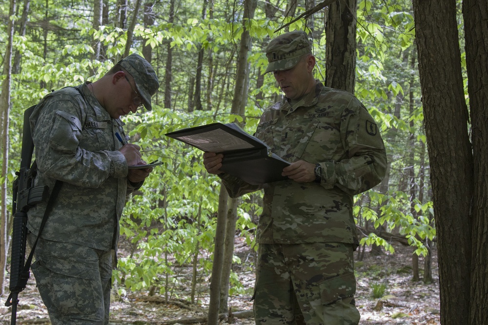 Soldier Receives Operations Order