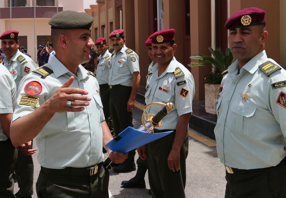 The New Sergeant Major of the Jordan Armed Forces