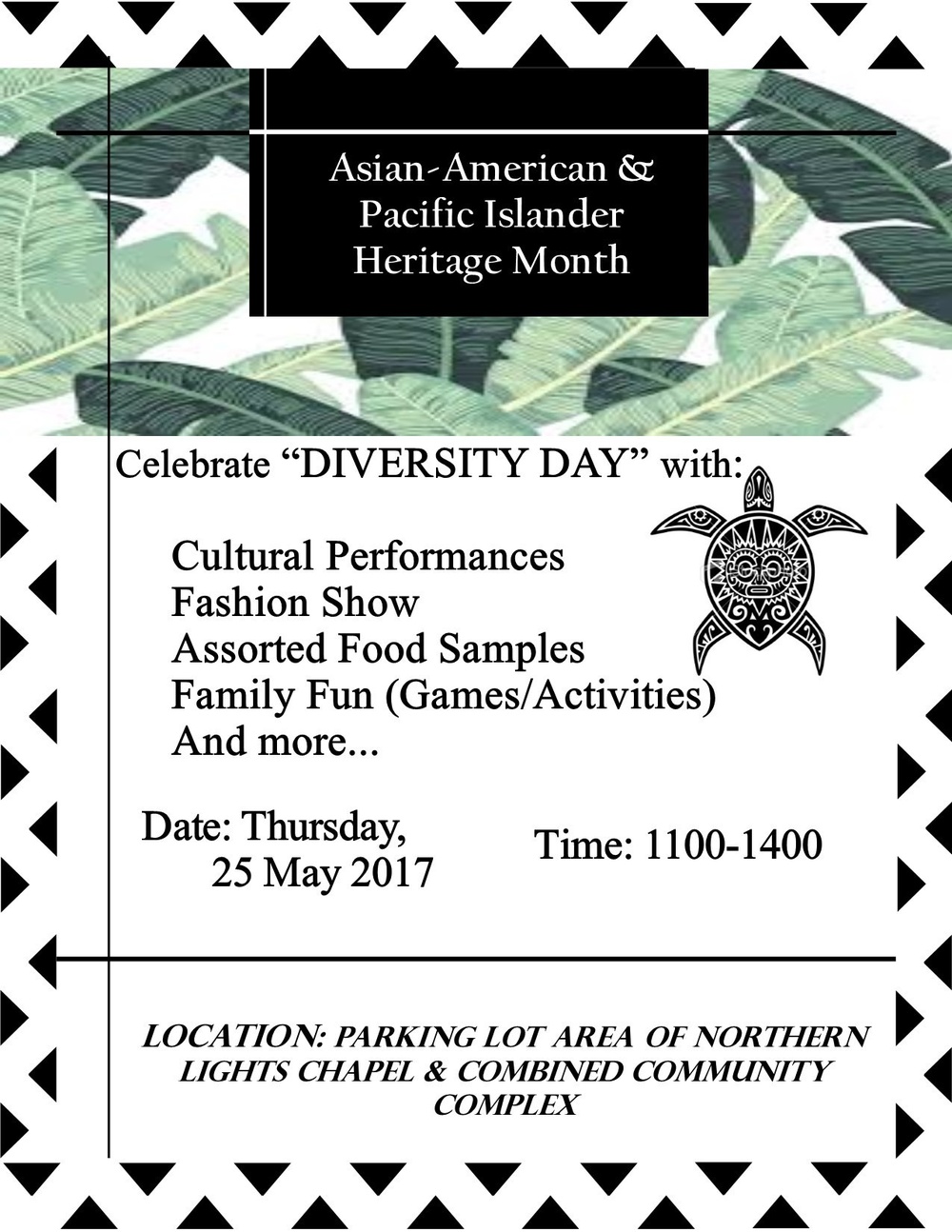 Asian/Pacific American Heritage Month: Diversity Day