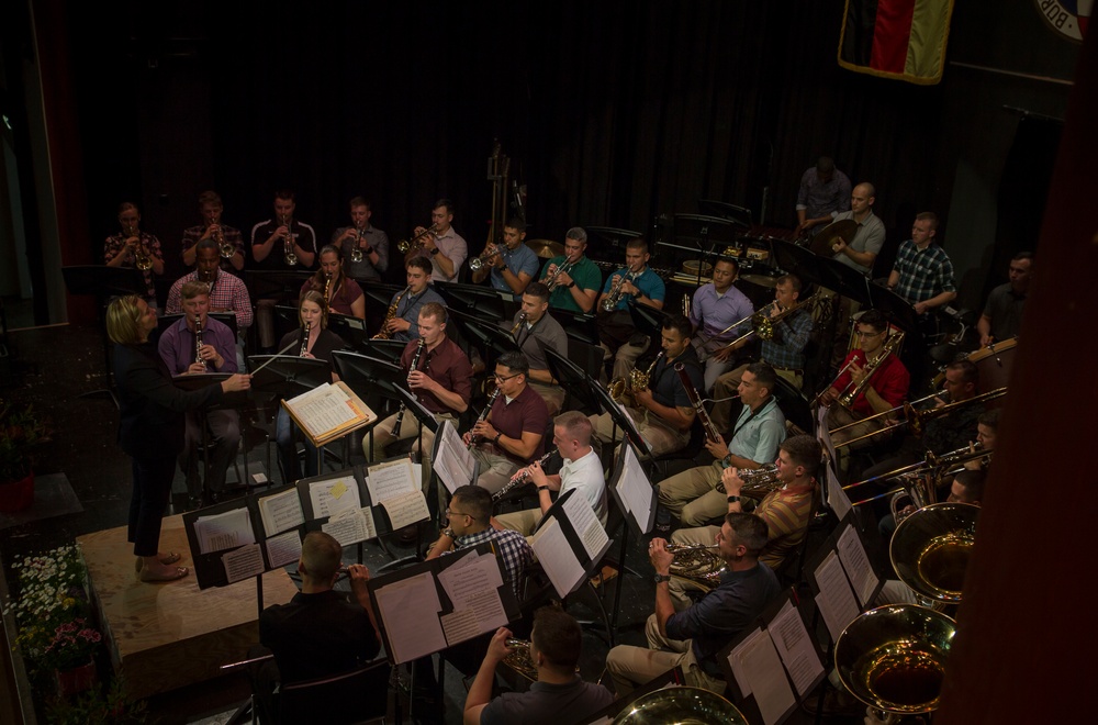 1st Marine Division Band Tours Germany For the First Time