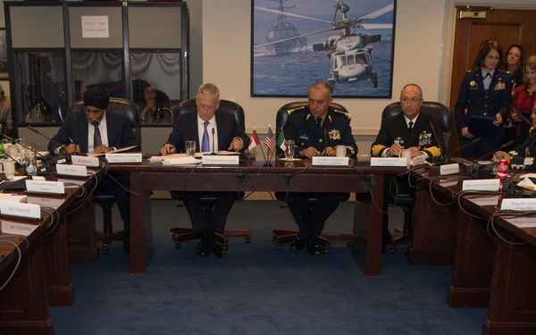 SD Mattis signs joint statement with NADM