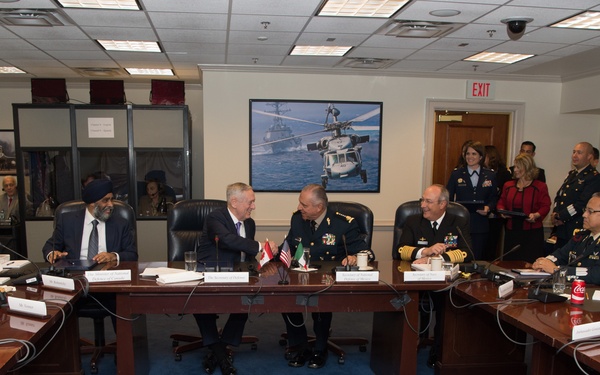 SD Mattis signs joint statement with NADM