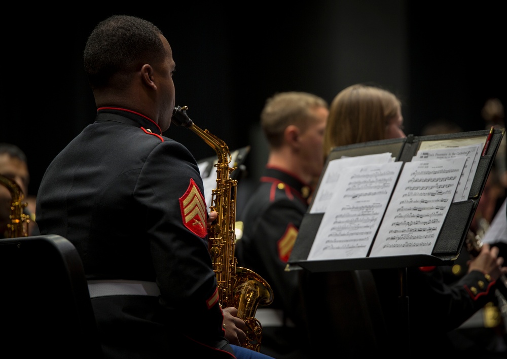 1st Marine Division Band Tours Germany For the First Time